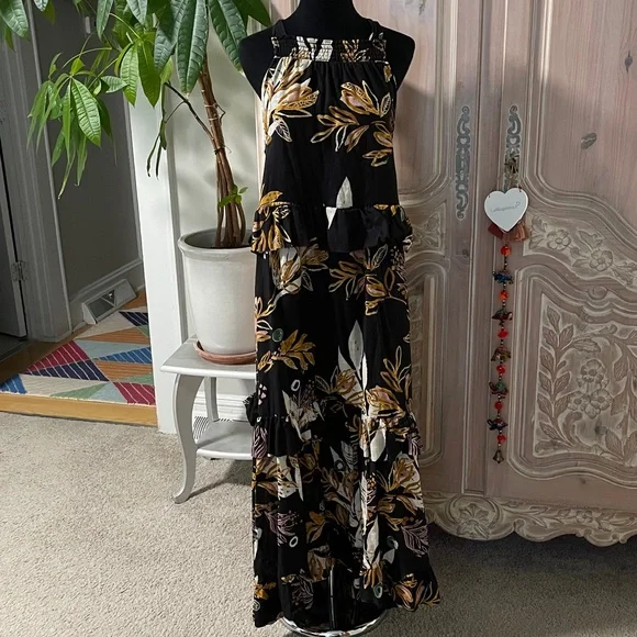 Free People Anita Botanical-Print Maxi Dress - Picture 3 of 10